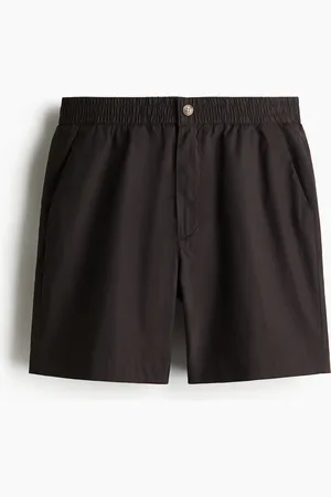 H&M Popelineshorts in Relaxed Fit - Braun - Herren