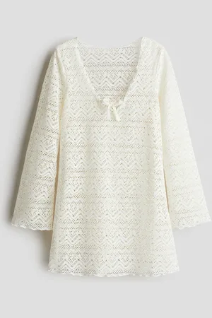 H&M Strandkleid im Häkellook - Weiß - Kinder