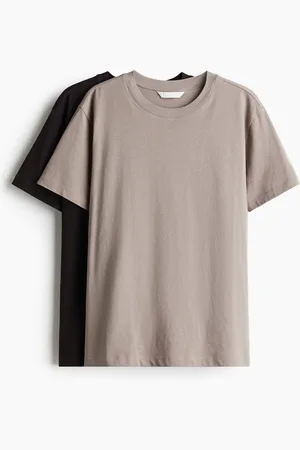 H&M 2er-Pack T-Shirts - Braun - Damen