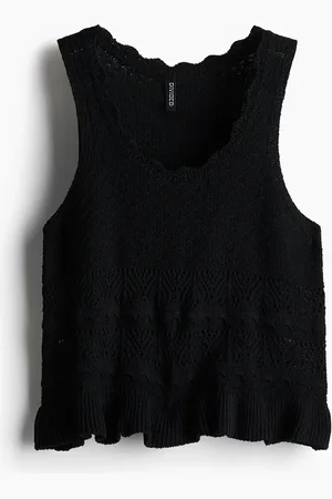 H&M Tanktop im Häkellook - - Damen