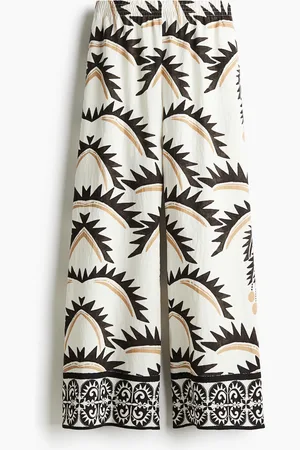H&M Weite Schlupfhose - Weiß - Damen
