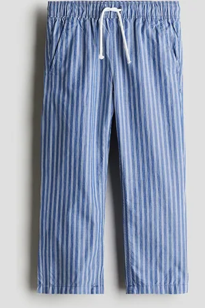 H&M Hose aus Baumwollpopeline - Blau - Kinder