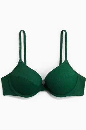 H&M Push-up-Bikinitop - Grün - Damen
