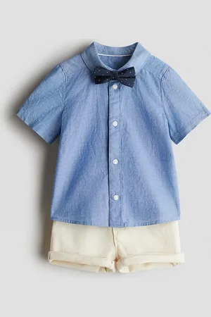 H&M 3-teiliges Set aus Baumwolle - Blau - Kinder