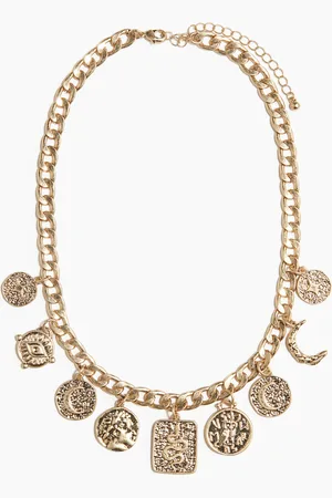 H&M Short pendant necklace - Gelb - Damen