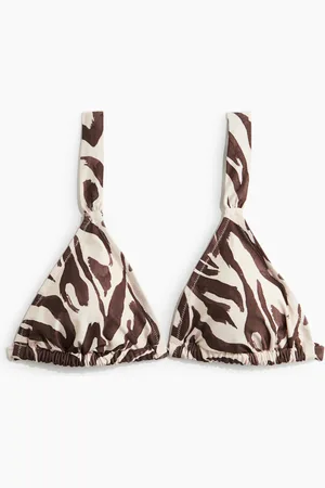 H&M Wattiertes Triangel-Bikinitop - - Damen
