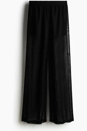 H&M Weite Hose in Ajourstrick - - Damen
