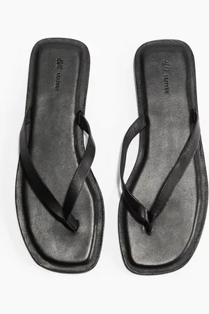 H&M Zehensandalen aus Leder - - Damen