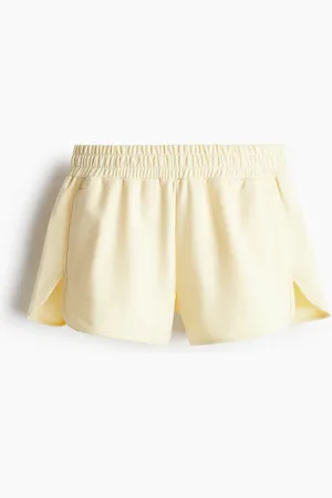 H&M Sportshorts - Gelb - Sportswear