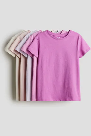 H&M 5er-Pack Baumwoll-T-Shirts - Rosa - Kinder