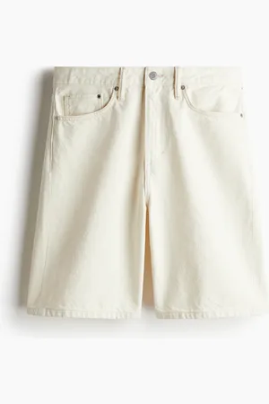 H&M Lässige Denimshorts - Weiß - Herren