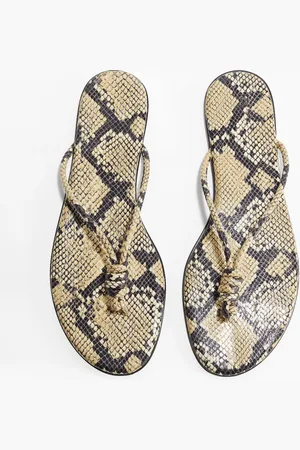 H&M Zehensandalen mit Knotendetail - - Damen