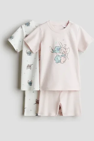 H&M 2er-Pack Baumwollpyjamas - Rosa - Kinder