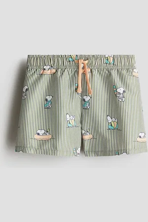 H&M Badeshorts mit Print - Grün - Kinder