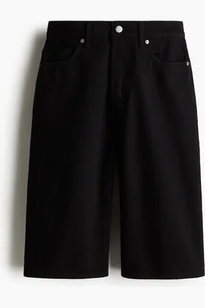 H&M Hohe knielange Denimshorts - - Damen