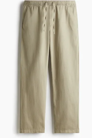 H&M Hose aus Leinen in Relaxed Fit - Grün - Herren