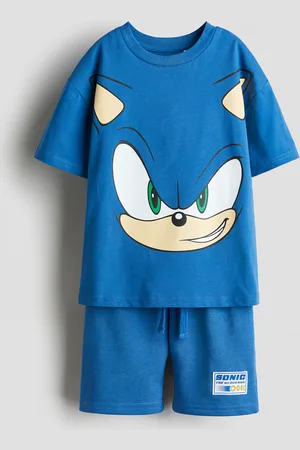 H&M 2-teiliges Set mit Print - Blau - Kinder