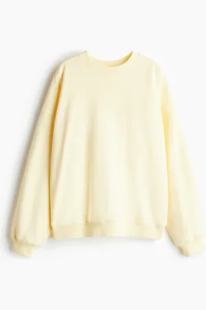 H&M Sport-Sweatshirt - Gelb - Sportswear