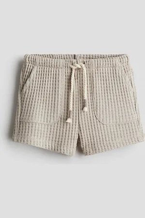 H&M Shorts aus Waffeljersey - Braun - Kinder