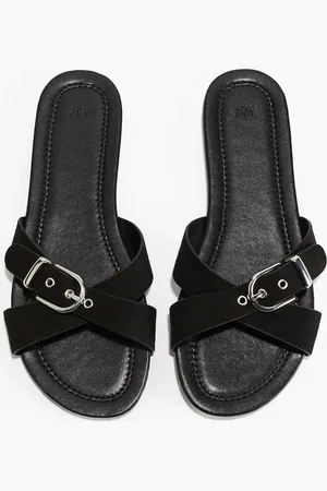 H&M Sandalen mit gekreuzten Riemen - - Damen