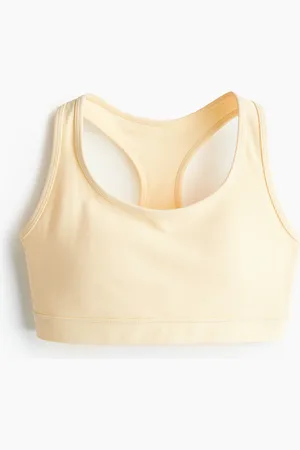 H&M Sport-BH mit SoftMove Medium Support - Gelb - Sportswear