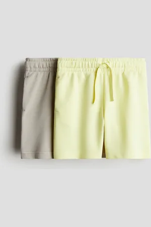 H&M 2er-Pack Sweatshorts - Gelb - Kinder