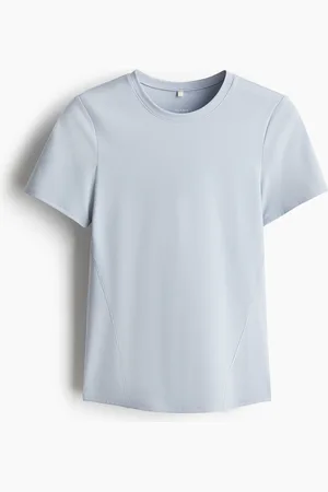 H&M Sportshirt mit DryMove - Blau - Sportswear