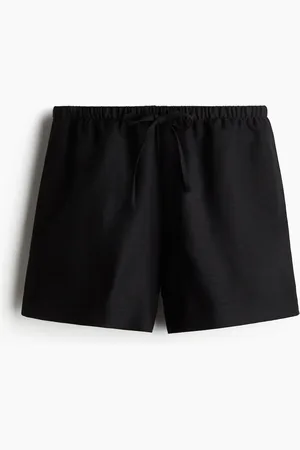 H&M Kordelzugshorts aus Leinenmix - - Damen