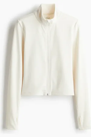 H&M Sportshirt mit SoftMove - Weiß - Sportswear