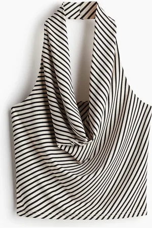 H&M Neckholder-Top aus Crêpe - - Damen