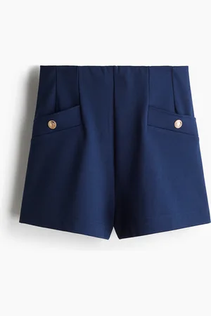 H&M Shorts aus Interlock-Jersey - Blau - Damen