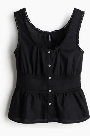 H&M Tanktop mit Peplum - - Damen