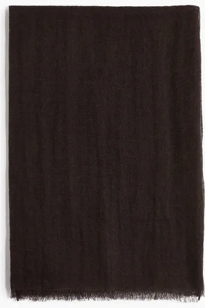 H&M Leinenschal - Braun - Damen