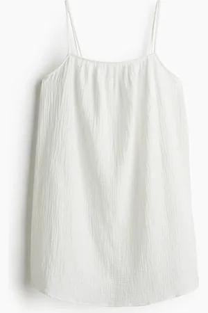 H&M Strandkleid aus Musselin - Weiß - Damen