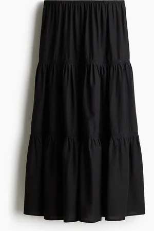 H&M Maxirock mit Spitze - - Damen