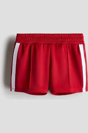 H&M Shorts mit Kontraststreifen - Rot - Kinder