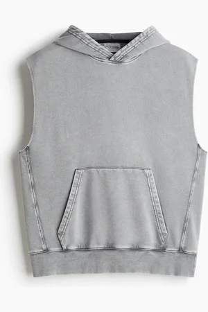 H&M Ärmelloser Sport-Hoodie in Loose Fit - - Sportswear