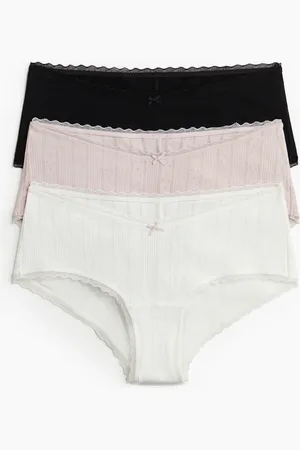 H&M MAMA 3er-Pack Baumwollhipster - Weiß - Damen