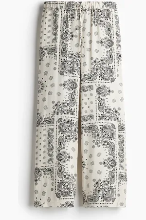 H&M Weite Hose mit Kordelzug - - Damen