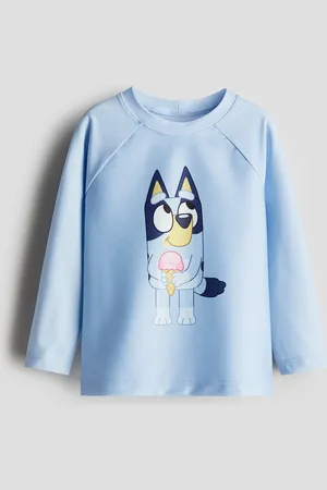 H&M Bedrucktes Badeshirt mit UPF 50 - Blau - Kinder