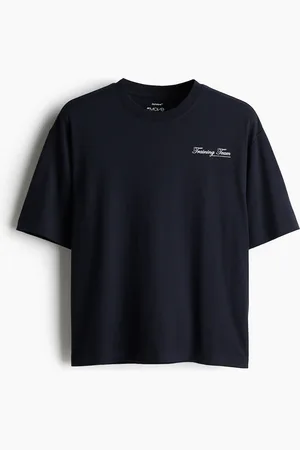 H&M Kastiges Sport-T-Shirt mit DryMove - Blau - Sportswear