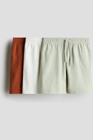 H&M 3er-Pack Jerseyshorts - Grün - Kinder