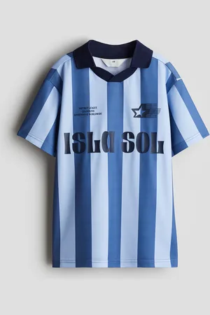H&M Fußballtrikot mit Kragen - Blau - Kinder