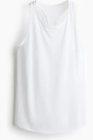 H&M Sport-Tanktop mit DryMove - Weiß - Sportswear