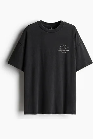 H&M Oversized T-Shirt mit Motivdetail - - Damen