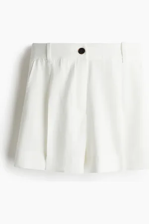 H&M Cityshorts - Weiß - Damen