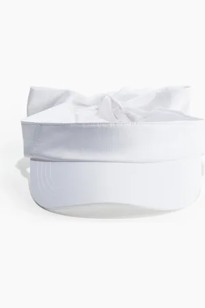 H&M Sonnenschild mit Schleife - Weiß - Damen
