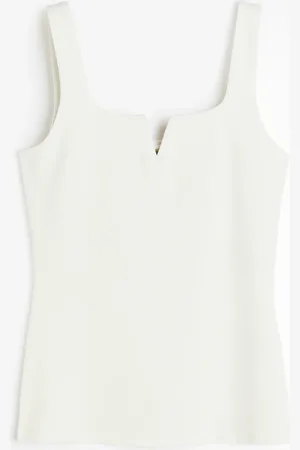 H&M Tanktop aus Jersey - Braun - Damen
