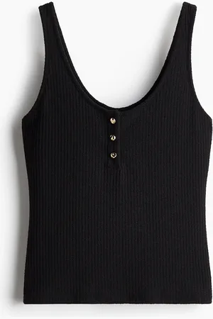 H&M Tanktop in Rippstrick - - Damen
