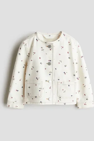 H&M Jacke aus Baumwolldenim - Weiß - Kinder